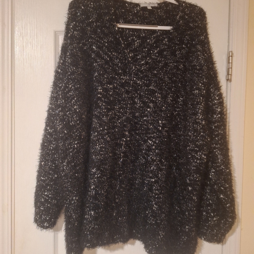 Heart N Soul Womens Cozy Black Sweater 3X - Picture 5 of 5